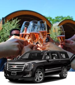 Escalade SUV's are luxurious and affordable. Take up to 7 guests on a Wine Tour in Alexander Valley or Napa